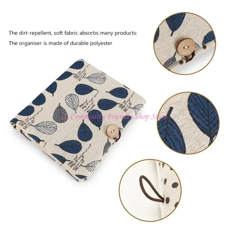 Bolsa pañales para bebés 85AE con múltiples bolsillos, estampado encantador, bolsa pañales colgante para cama infantil, - imagen 2