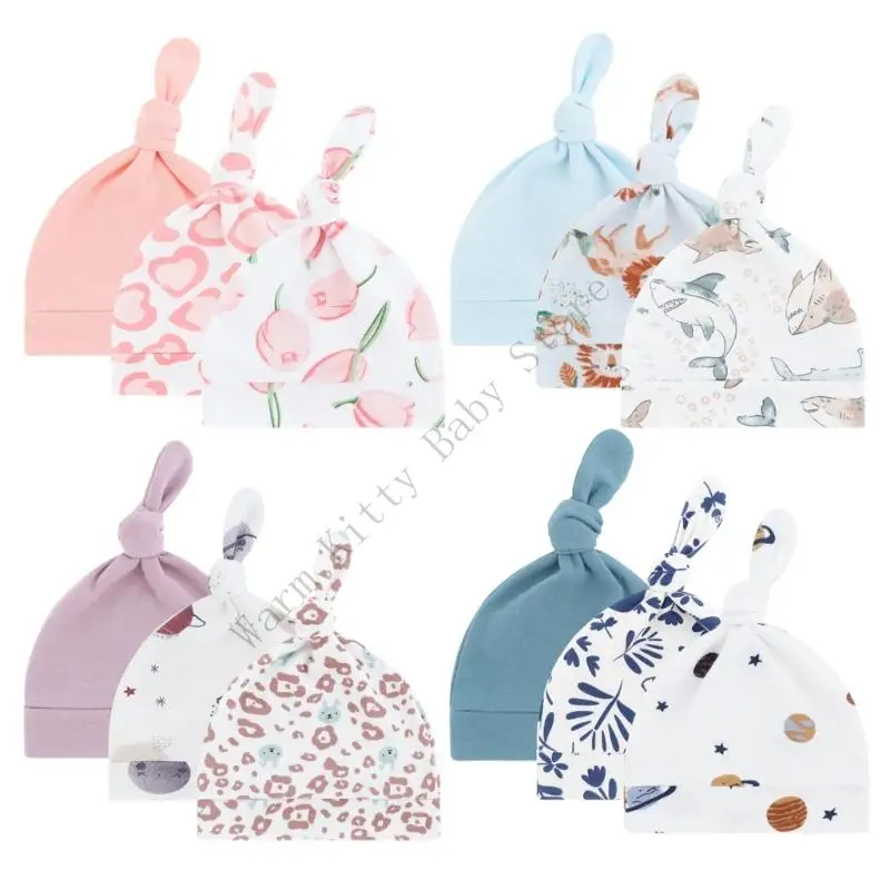 Hombo hospital bebé XXFE Cotton cómodo recién nacidos fetales Gombado anudado - imagen 3