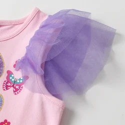 Vestido de princesa con volantes para niña – Estilo romántico