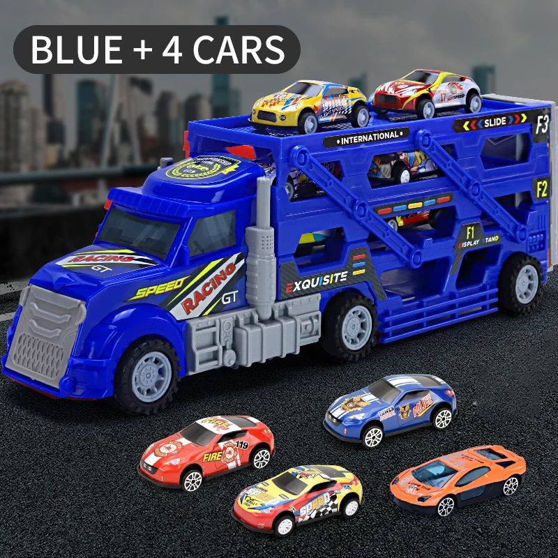 Blue Container truck