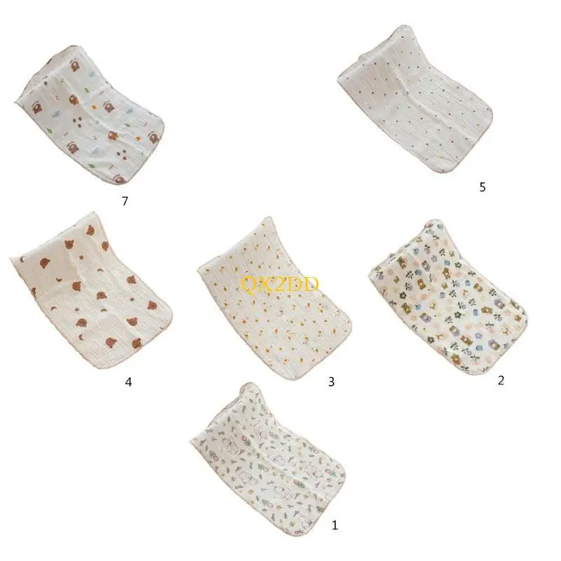 QX2D 25x50 Baby Square Infant SALIVA TOOL SALVA NITDLERS ALTOS Babistas babeo - imagen 5