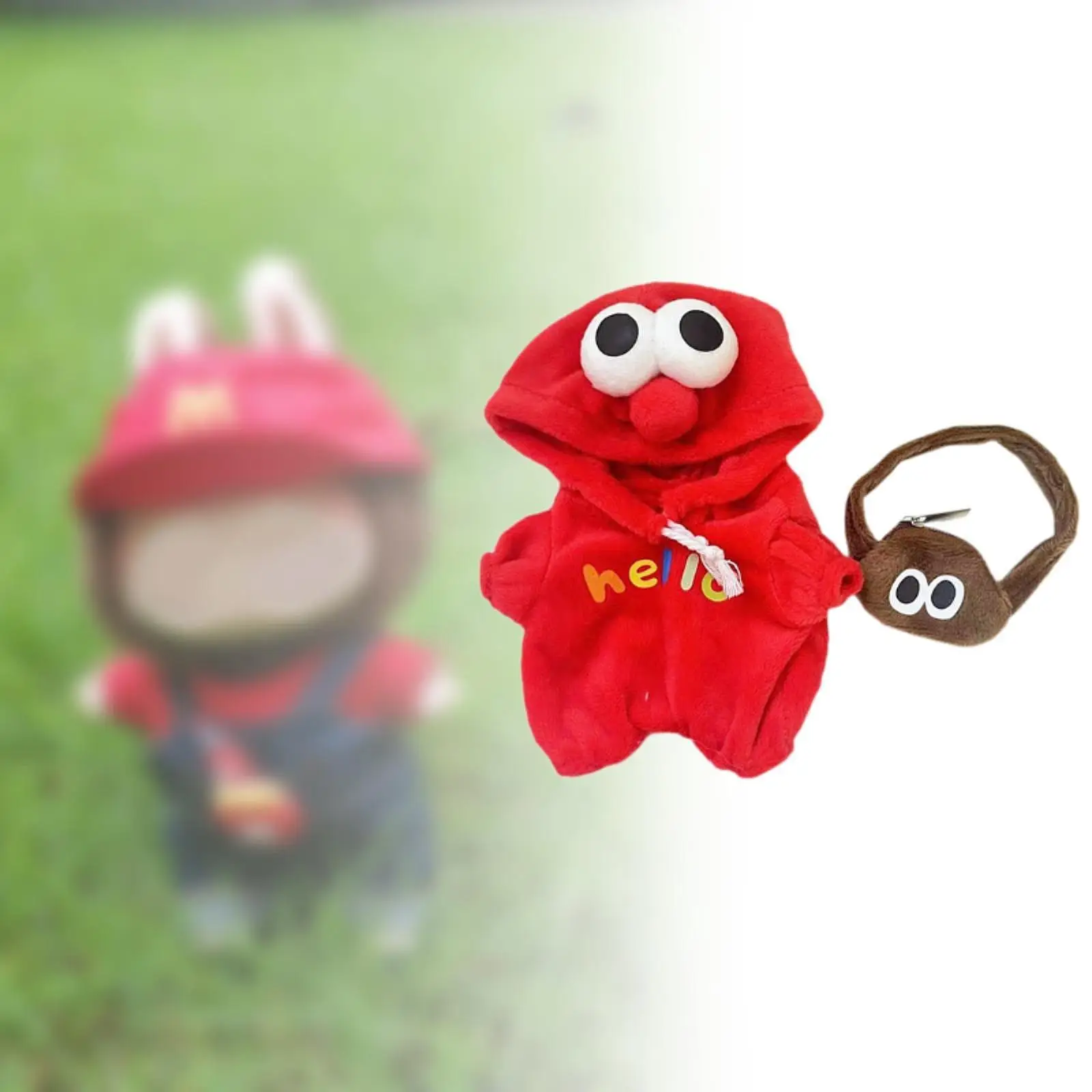 Doll Outfit Collection for 15cm 17cm, Includes Jumpsuit And Bag