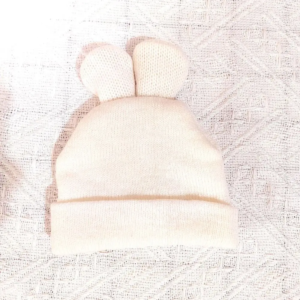 White Rabbit Ear Hat