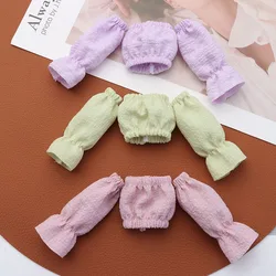 Conjunto ropa muñeca caramelo: vestido y falda para niña