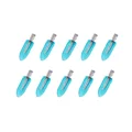 10pcs Blue glitter