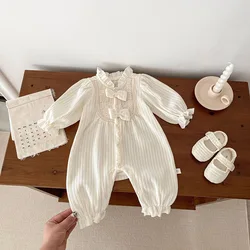 MILANCEL Mameluco beige para niña – Confeccionado en tejido suave