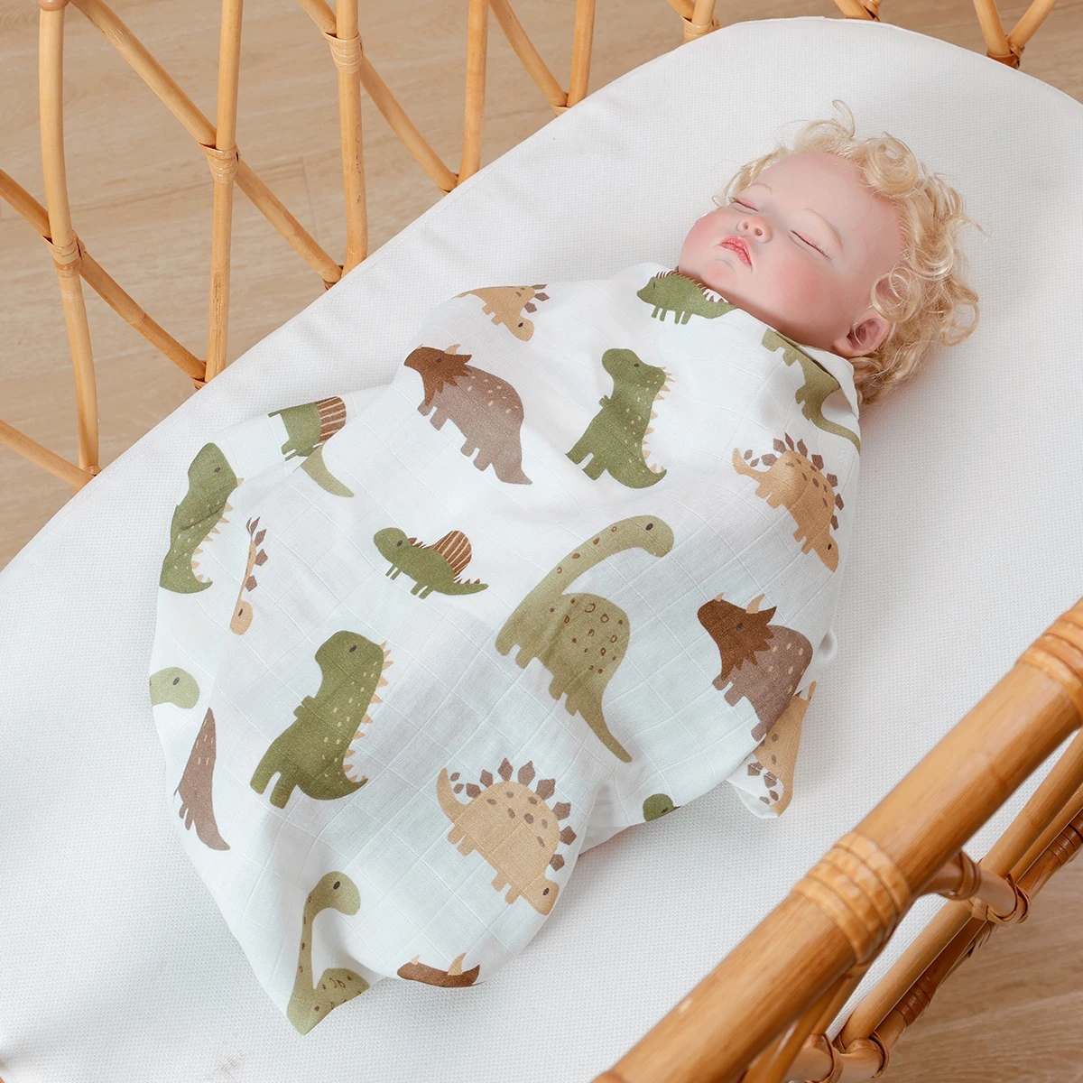 Manta de muselina Kangobaby – Algodón de bambú suave para bebé - imagen 5