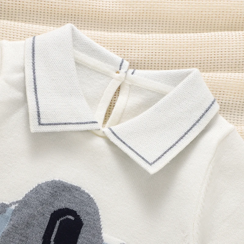 Peleles de manga corta de verano para bebé, ropa de 0 a 18m, monos de algodón tejidos con elefante para recién nacidos, trajes para niños pequeños - imagen 3