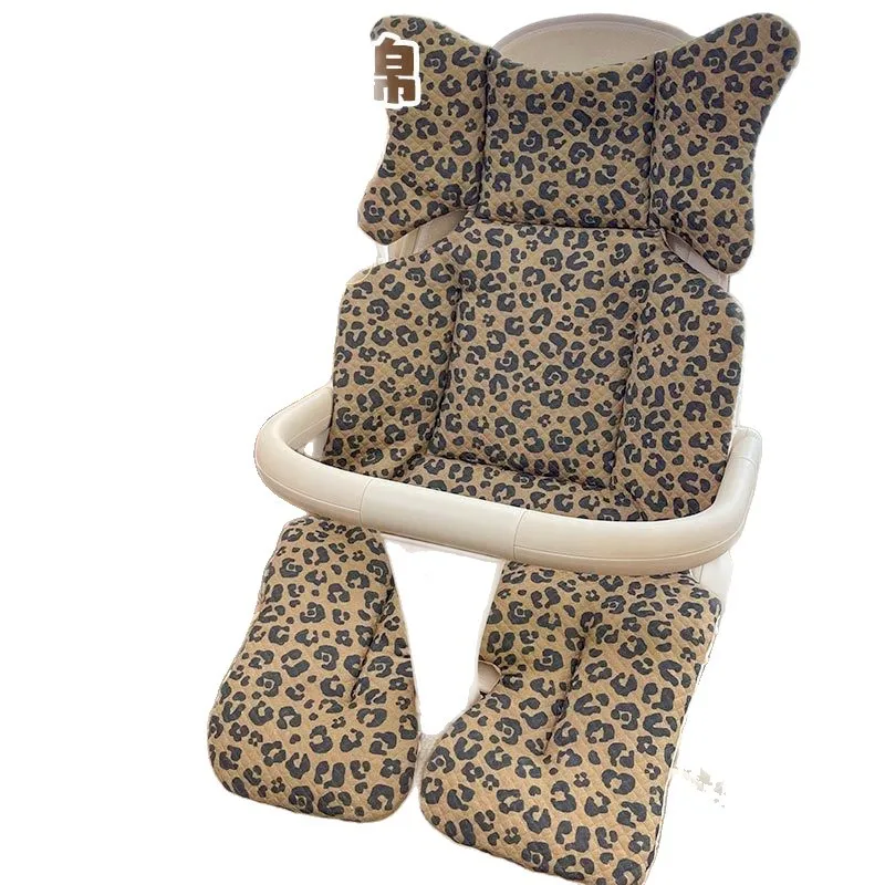 Cojín asiento cochecito bebé de algodón retro suave y transpirable - imagen 3