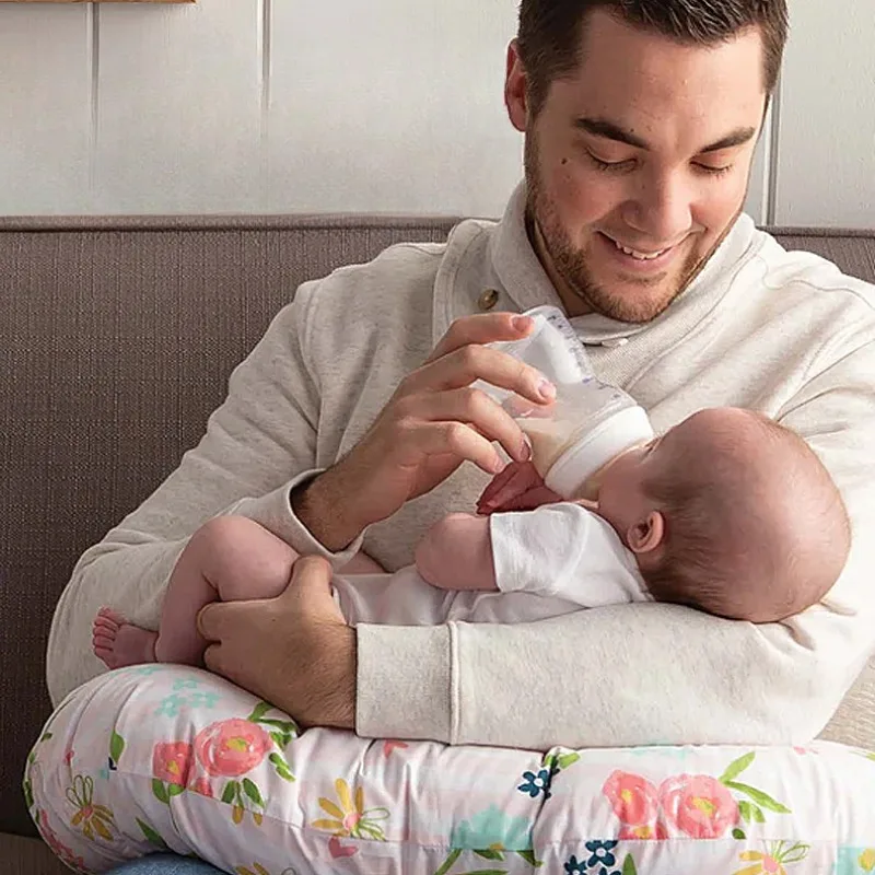 Almohada de lactancia para todas las estaciones, almohada con pendiente para bebé, almohadilla para dormir cómoda de gran tamaño, chupete para dormir versátil - imagen 2