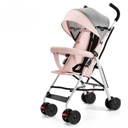 Cochecito ligero plegable con amortiguación para bebé