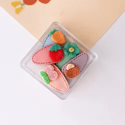 Pinza mini para el pelo de niña pequeña - Floral kawaii infantil
