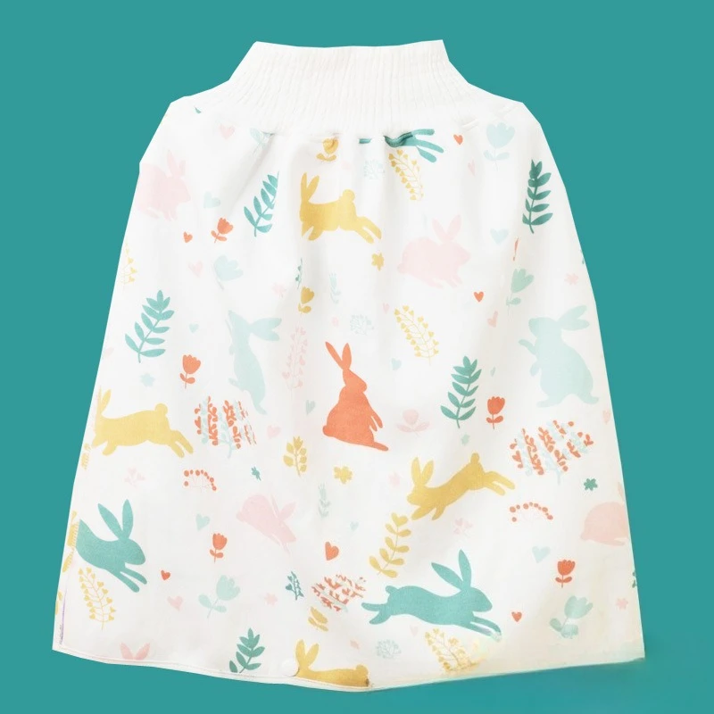 Falda de pañal impermeable para bebé, pañales de tela lavables para niños y niñas, pañales para recién nacidos, almohadilla de pañal de dibujos animados, pantalones de entrenamiento para niños - imagen 4