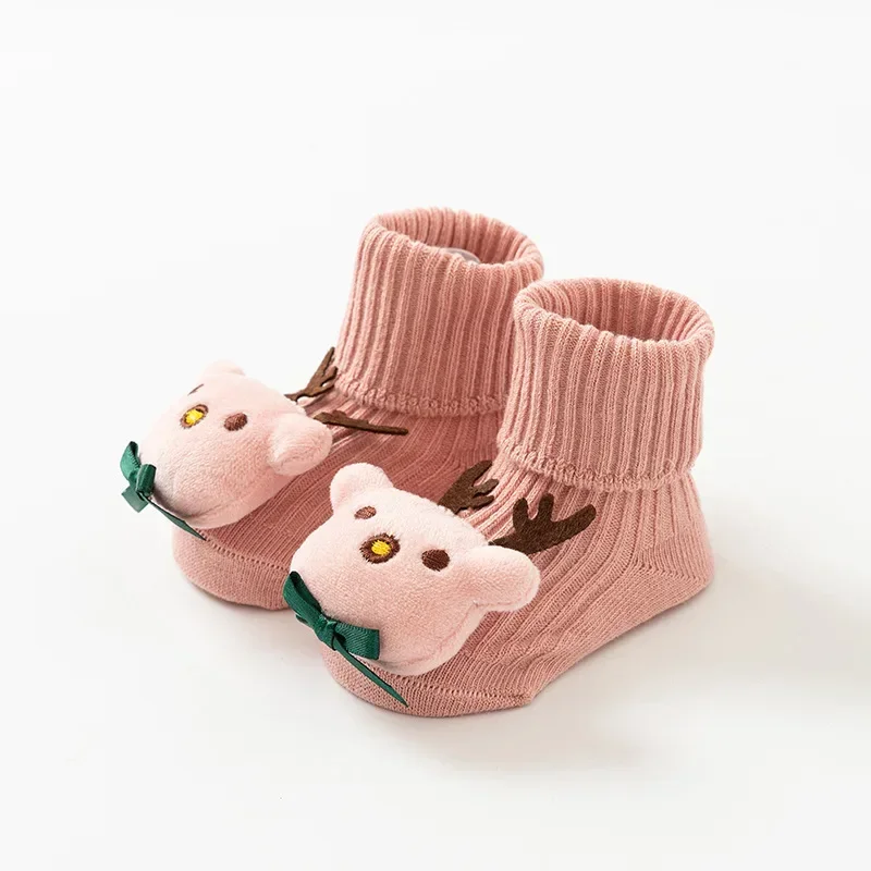 Calcetines invierno antideslizantes para bebé – Suaves con dibujos - imagen 4