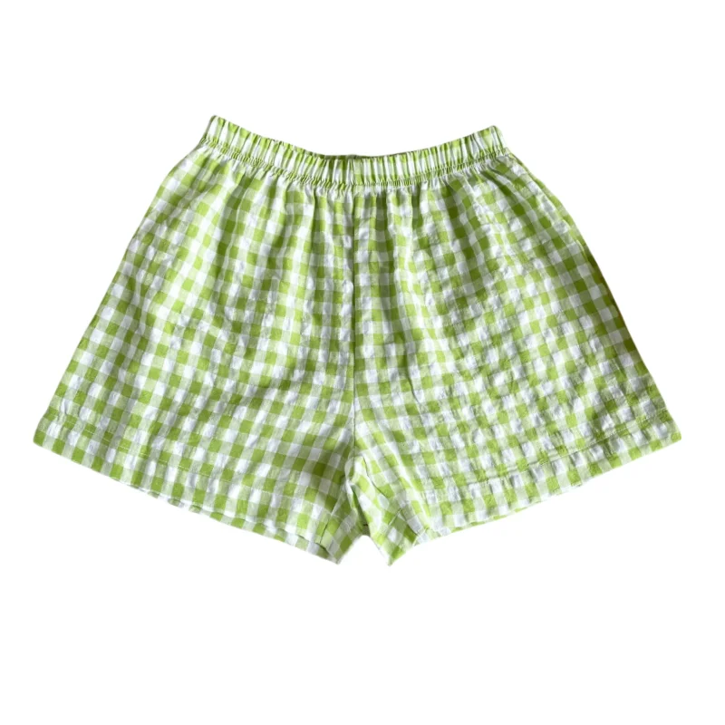 Shorts verano a cuadros para niña – Transpirables y frescos - imagen 3