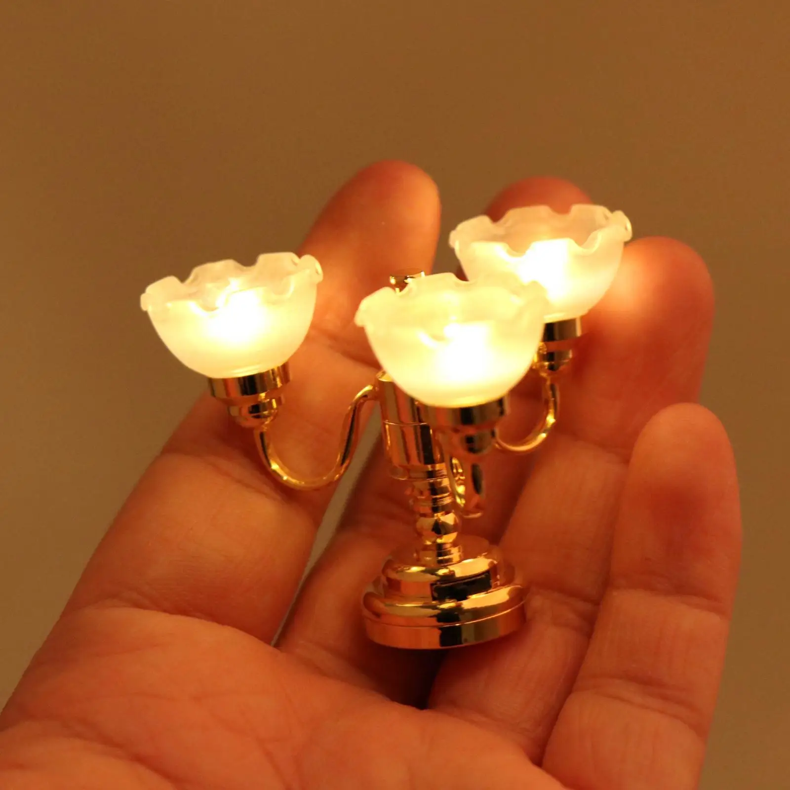 1/12 Scale Miniature Ceiling Lamp Accessories Toy Doll Accessories Decoration for Living Room Kitchen Bedroom Dining Room Garden