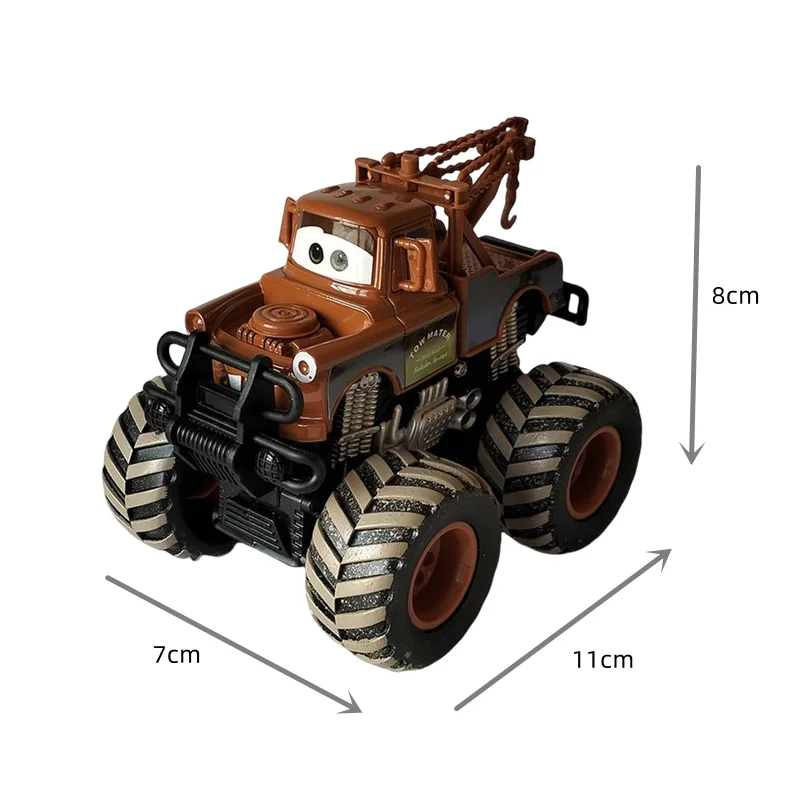 Disney Pixar Cars Lightning McQueen Black Storm Jackson Mater todoterreno vehículos de juguete regalo de cumpleaños para niños - imagen 4