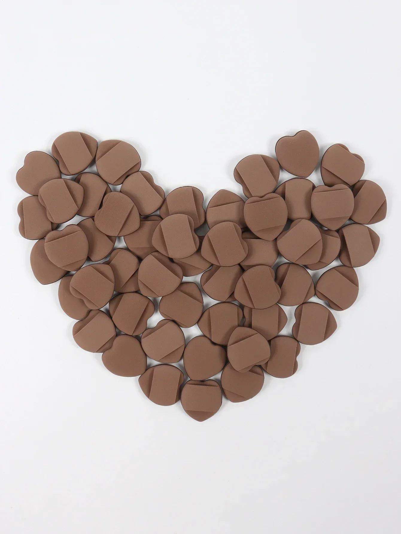 Soplo de polvo de cojín mixto 50 mini cojines de dedo aire, esponja sin látex y soplo cosmético se utiliza para maquillaje de base líquida - imagen 5