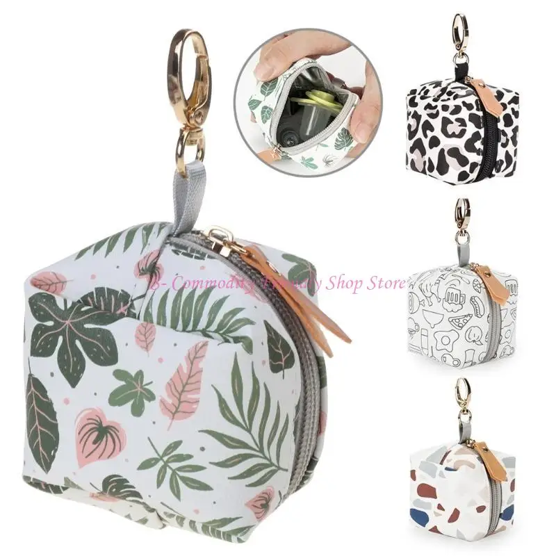 Funda para chupete PU 85AE, bolsa impermeable para almacenamiento chupete, bolsa porta chupete - imagen 4