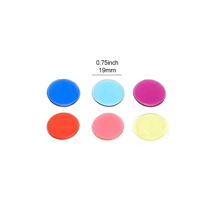 Dados transparentes de plástico educativos para juegos de mesa y bingo - imagen 2