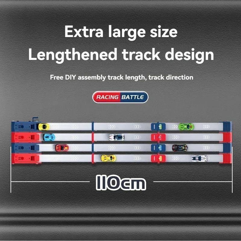 Pista de coches con vagón ferroviario - juego para niños - imagen 4