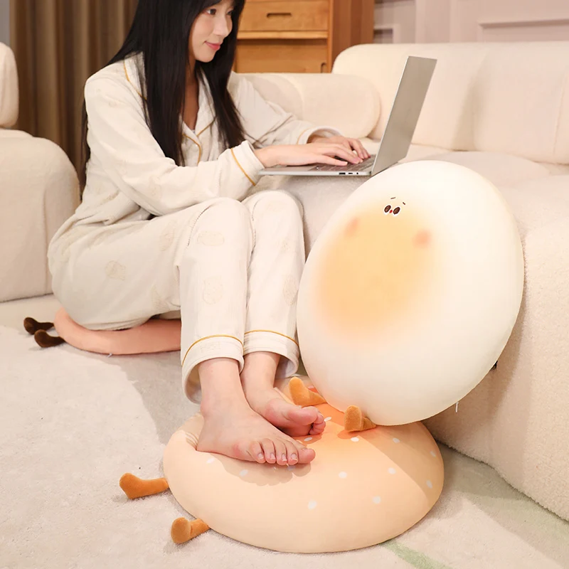 Cojín de peluche diseño pan y galletas – Asiento suave infantil - imagen 3