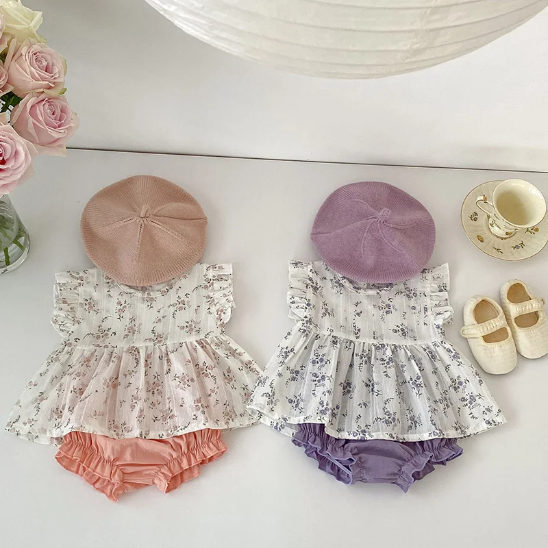 Conjunto MILANCEL bebé verano camiseta floral - vista principal