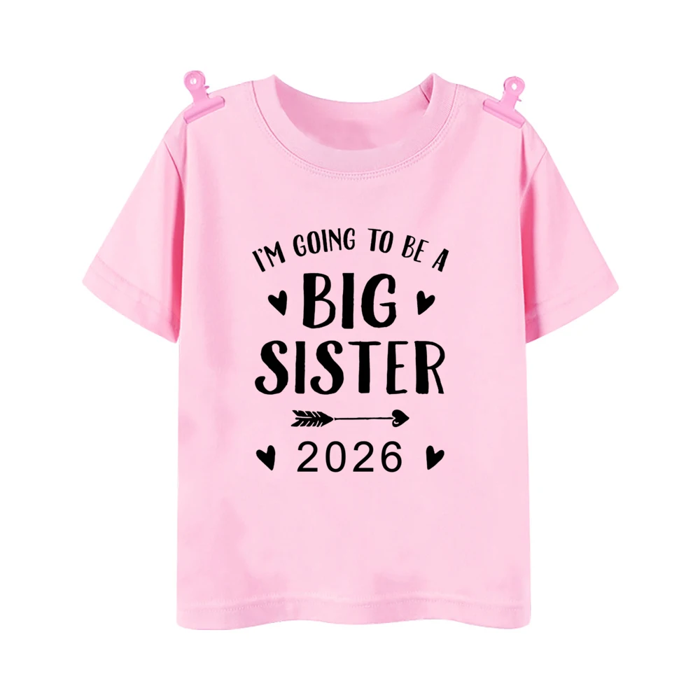 Promotado al hermano mayor, camiseta estampada para niños, traje de verano para niños, camisas de manga corta, ropa de anuncio para bebés 2026 - imagen 4