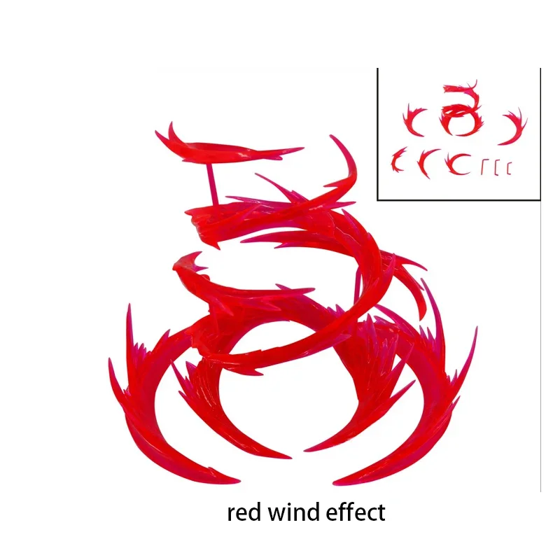 Efectos de llama Whirlwind 9 colores para figuras de acción y Gundam - imagen 5