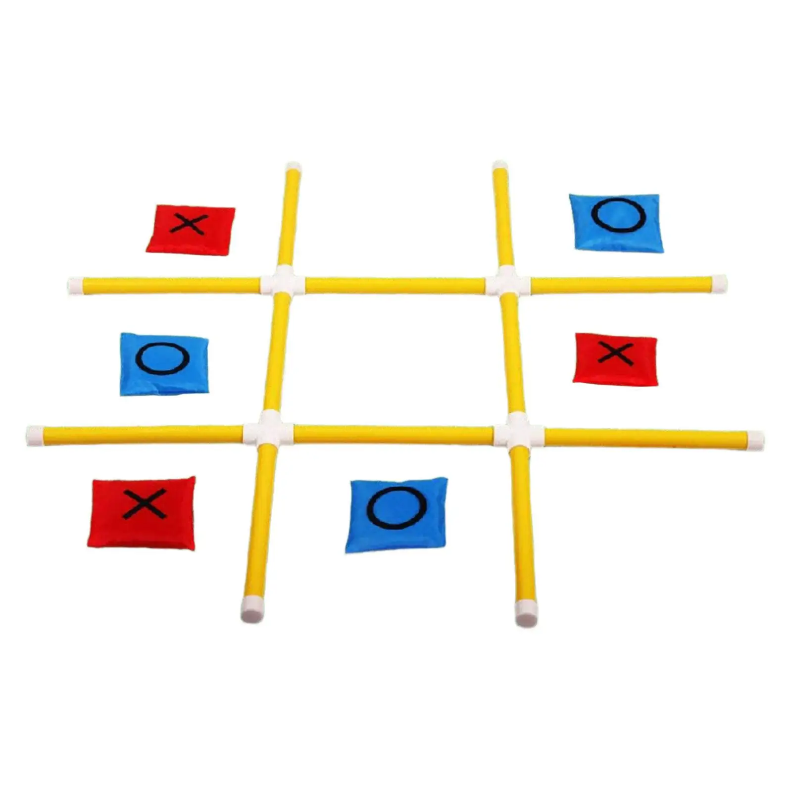 Tic TAC Toe Game Outdoor Toy No Assembly Sandbag Toss Game Kids Tossing Game Outdoor Lawn Game for Lawn Backyard Camping Parties