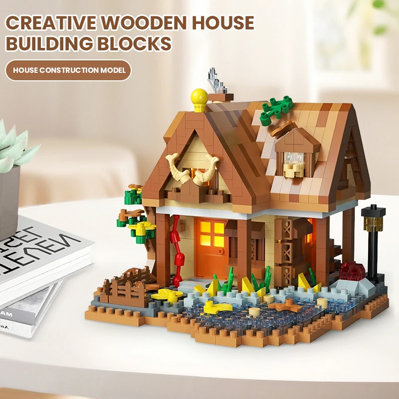 Juego de construcción infantil Casa del árbol con molino - imagen 4