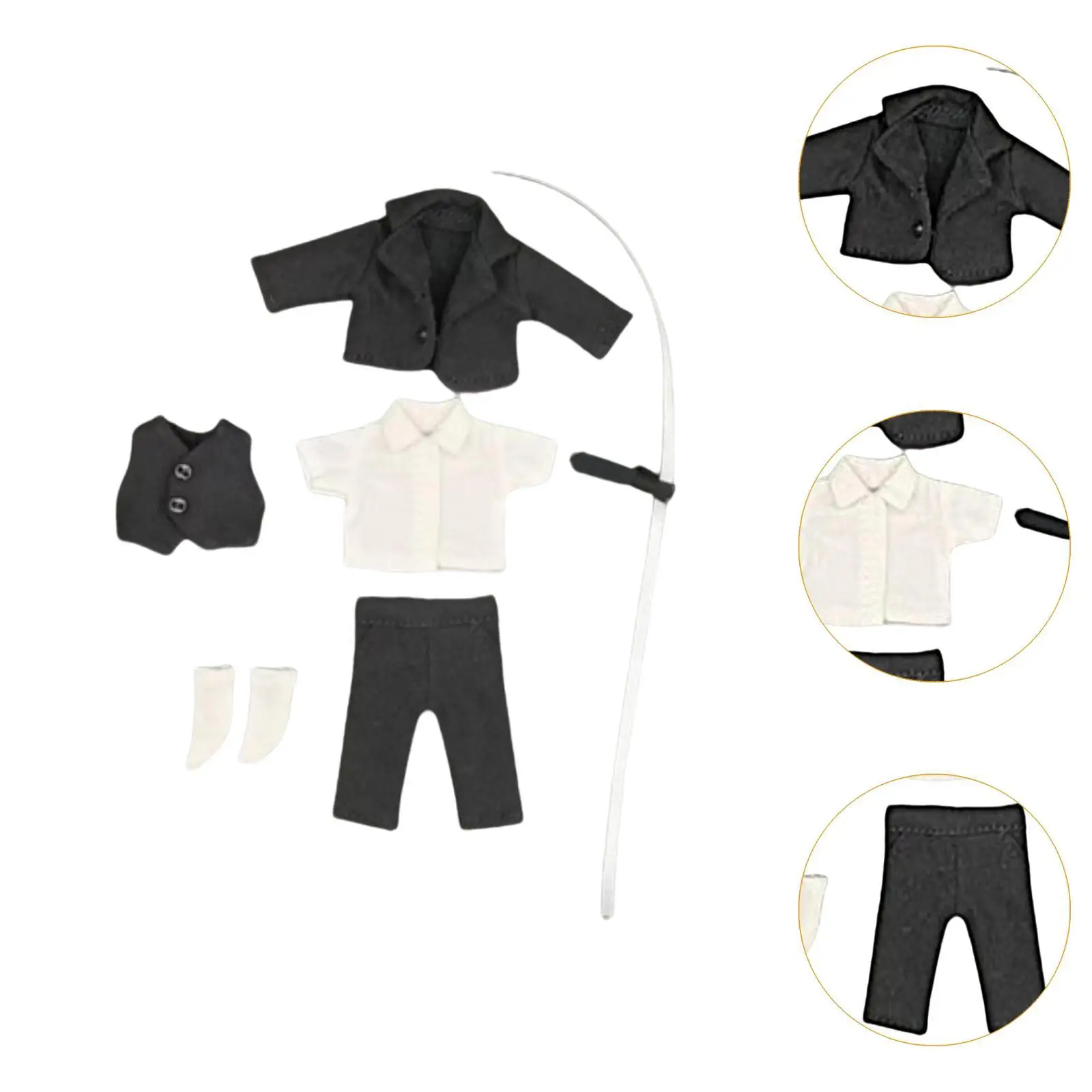 Black 6Pcs