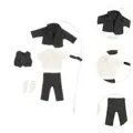 Black 6Pcs