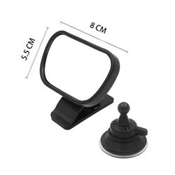 Retrovisor convexo infantil 2 en 1 para coche – Ajustable