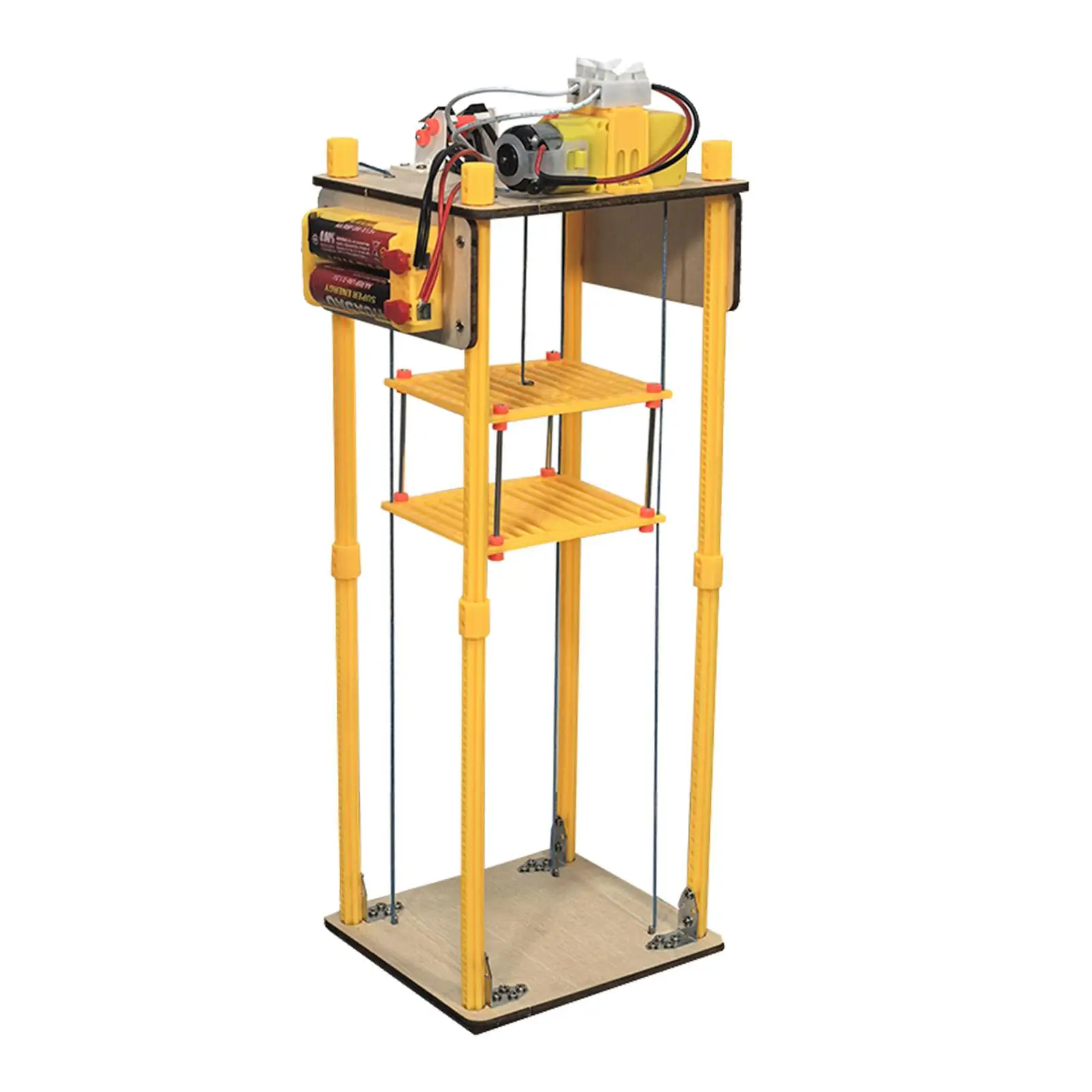 Ascensor de juguete DIY, experimento científico, principiantes, adolescentes, juguete de desarrollo de aprendizaje preescolar, regalos de cumpleaños, elevador eléctrico DIY - imagen 2