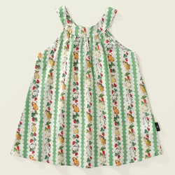 Vestido de algodón sin mangas para niña – Verano 2025