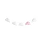 white and pink