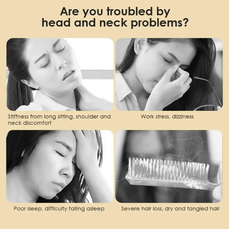 Masajeador Gua Sha de cinco garras para cuero cabelludo y cabello - imagen 5