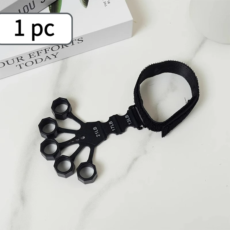 Dispositivo de rehabilitación de flexibilidad para los dedos, entrenador de extensión de flexión de los dedos, herramienta de fuerza de agarre, banda elástica para ejercicio de muñeca, Fitness - imagen 5