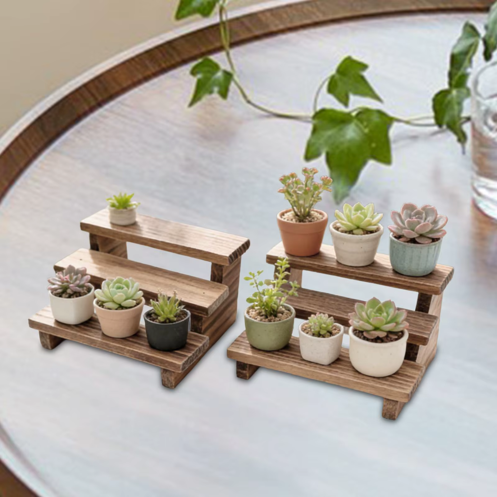 Estante de flores en miniatura 1:12 para casa de muñecas - imagen 4