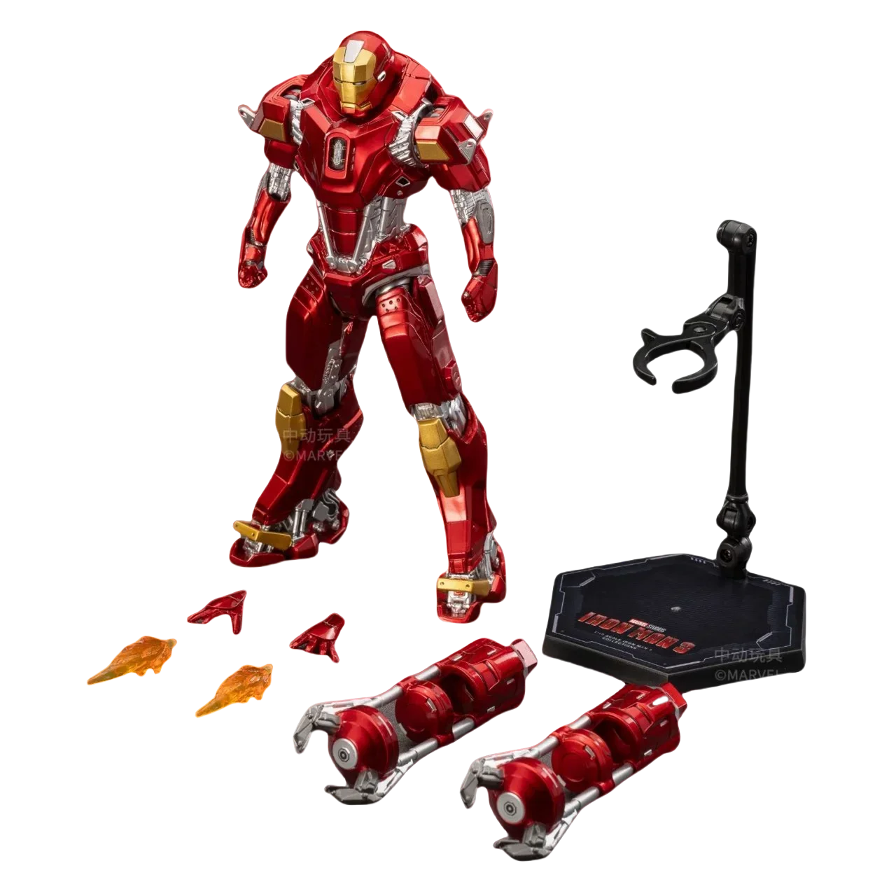 ZD Toys Iron Man figura de acción MK1-7 MK17 MK35 MK85 MK30 máquina de guerra leyendas vengadores Tony Stark coleccionar juguete para regalo - imagen 5