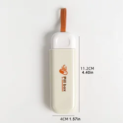 Pastillero portátil estilo nórdico - dispensador de medicinas 7 días