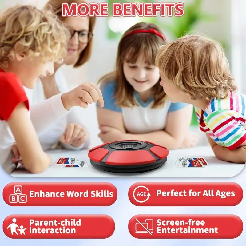 2nd Basta, Juego de Palabras en Español, Versión Crazy Word Game, Juego de Letras de Ritmo Rápido, Divertido Juego de Mesa Interactivo para Familias, Padres e Hijos, Juguete de Rompecabezas - imagen 3