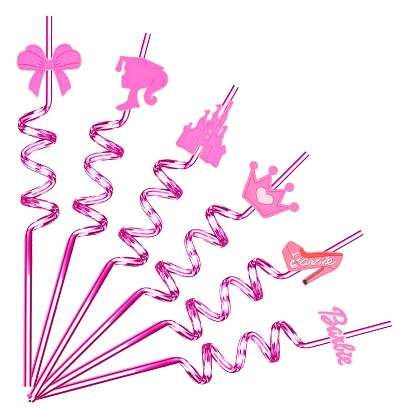 6pcs PVC Straws