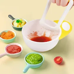 Juego de cuencos para puré y servir, triturador portátil bebé