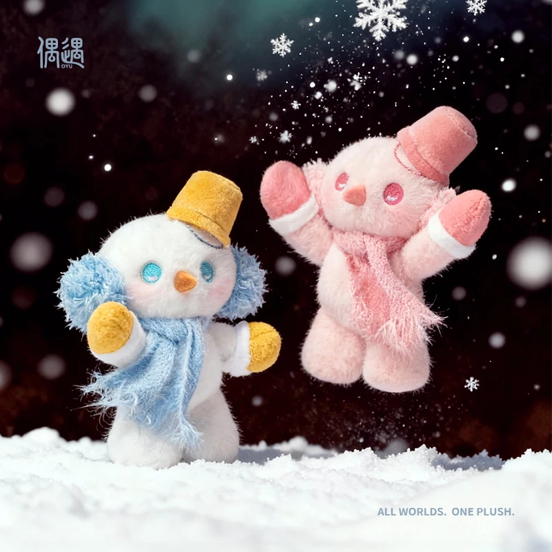 Muñeco de nieve de peluche suave – Colgante decorativo infantil - imagen 2