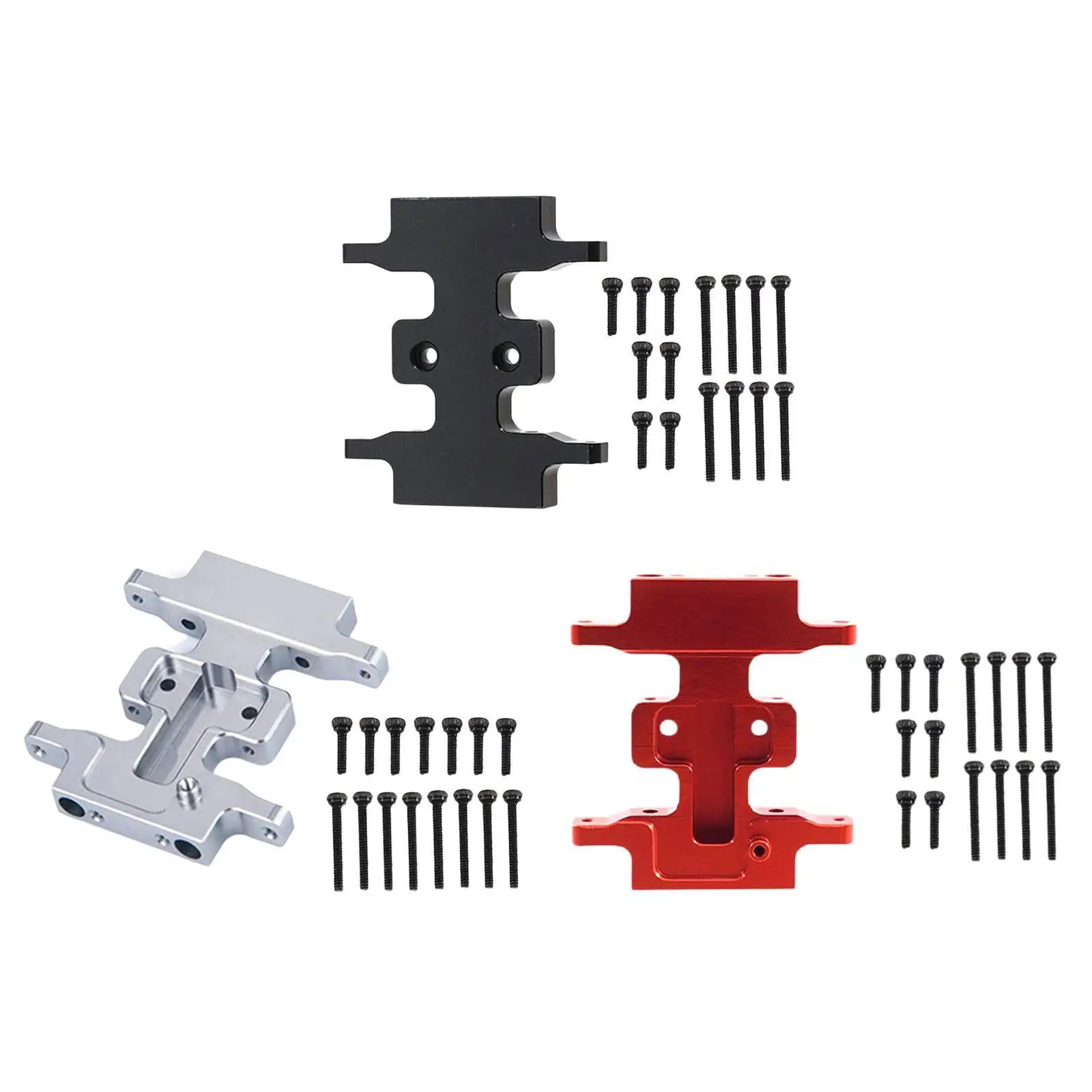 Gearbox Base Skid Plate Transmission Bottom Mount Toy RC Car CNC Center Skid Plate
