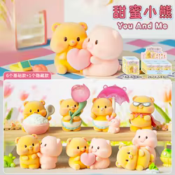 Nueva caja ciega de oso dulce, juguete de figura de oso Serise You and Me, caja misteriosa de moda de dibujos animados bonitos, regalo