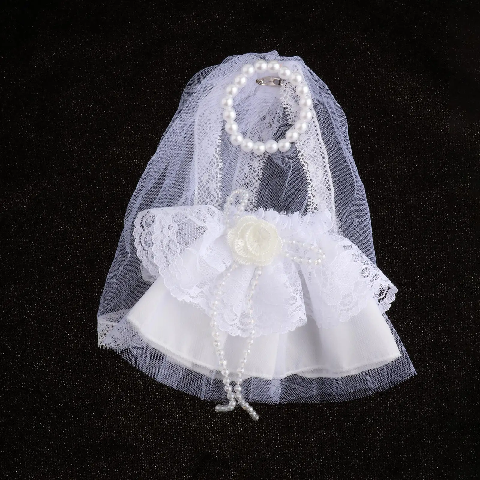 Girl Doll Wedding Dress Dress up Plush Doll Accessories for Kids Birthday Gift Doll Clothing Doll Outifits for 5.91inch Doll
