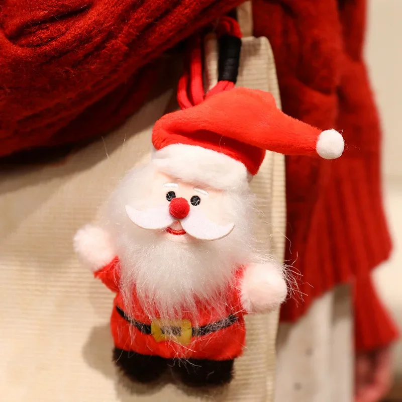 Bota navideña Papá Noel de peluche para niños - imagen 4